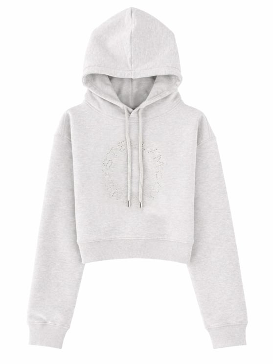 Stella McCartney Light Grey Circular Embossed Hoodie