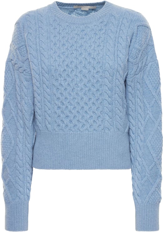 Stella McCartney Elegant blue sweater for casual look