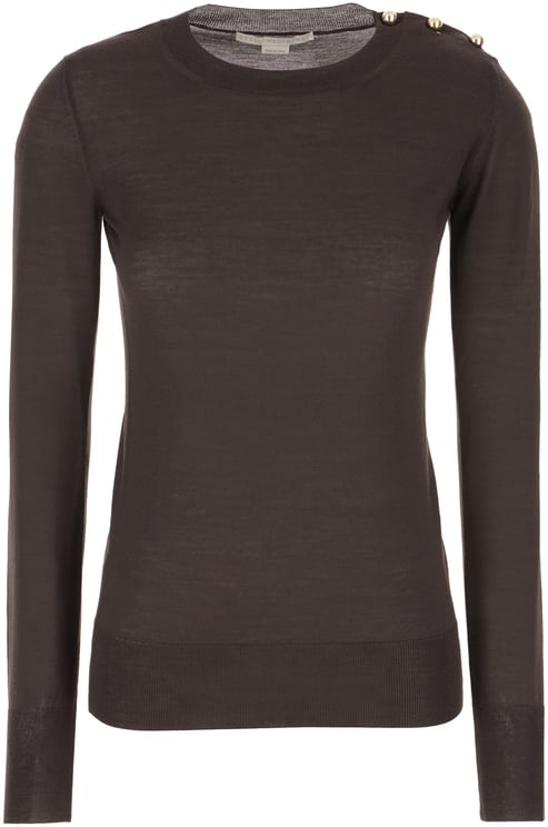 Stella McCartney Stella Mccartney Dark brown wool sweater