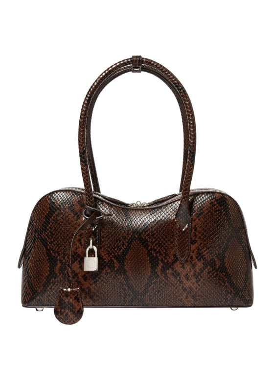 Stella McCartney Ryder Medium Snake Pattern Shoulder Bag