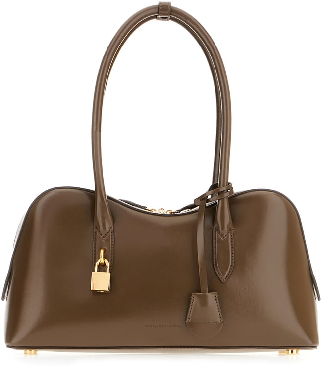 Stella McCartney Stella Mccartney Brown synthetic leather shoulder bag