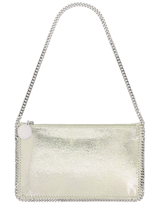 Stella McCartney Falabella Metallic Shimmering Shoulder Bag