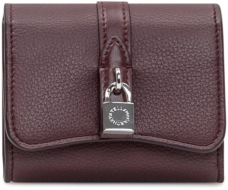 Stella McCartney Stella McCartney Portafoglio Lock in Bordeaux