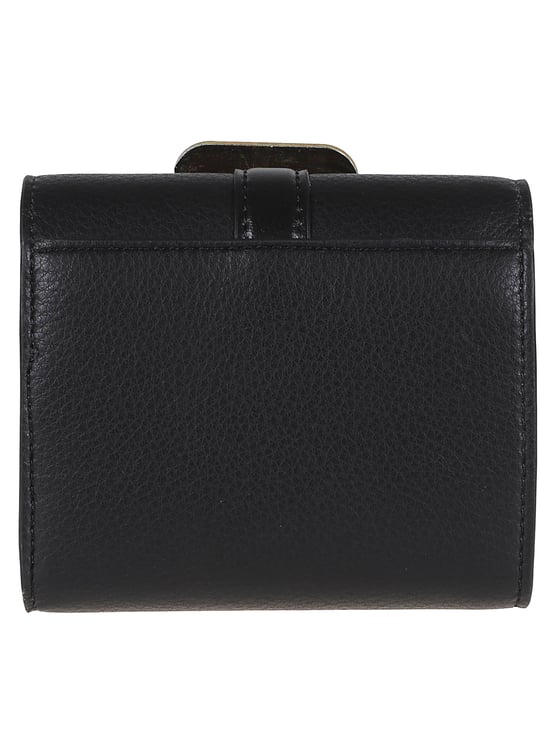 Stella McCartney Stella Ryder Trifold Wallet with Embossed Grainy Texture