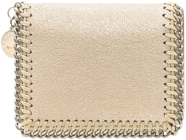 Stella McCartney Portafoglio Laminato con Catena