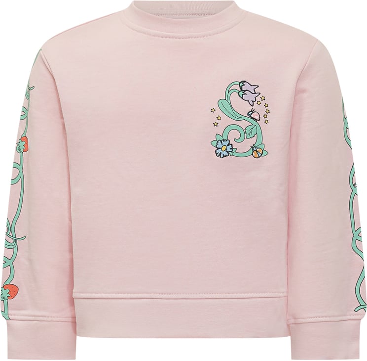 Stella McCartney Felpa con Stampa Floreale