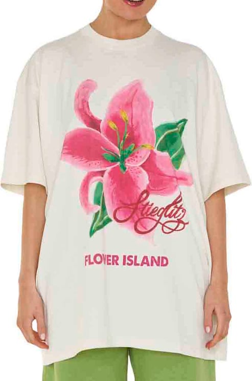 Stieglitz Stieglitz - Kaella Oversized T-shirt - S2602083 - Off White