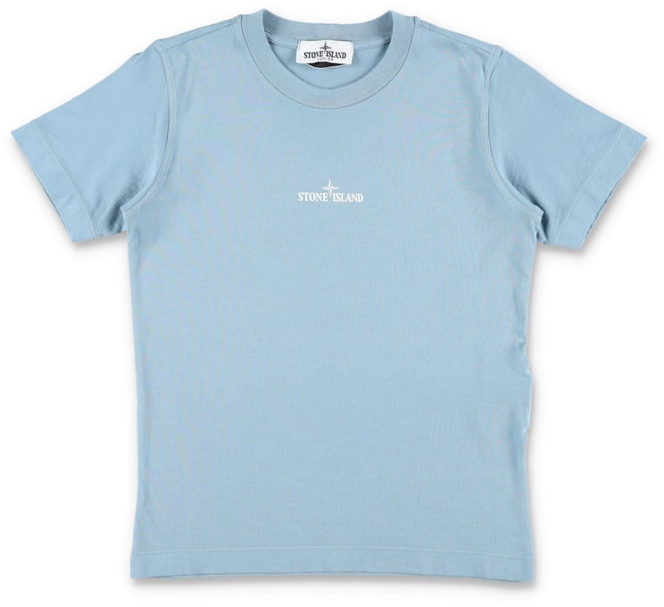 Stone Island Tee Logo Dust Blue