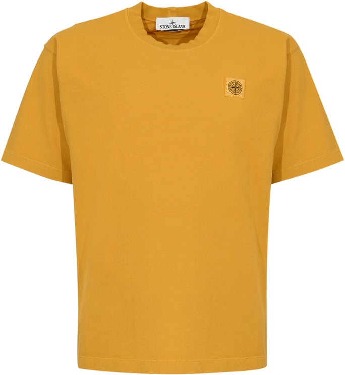 Stone Island T-Shirts And Polos Mustard