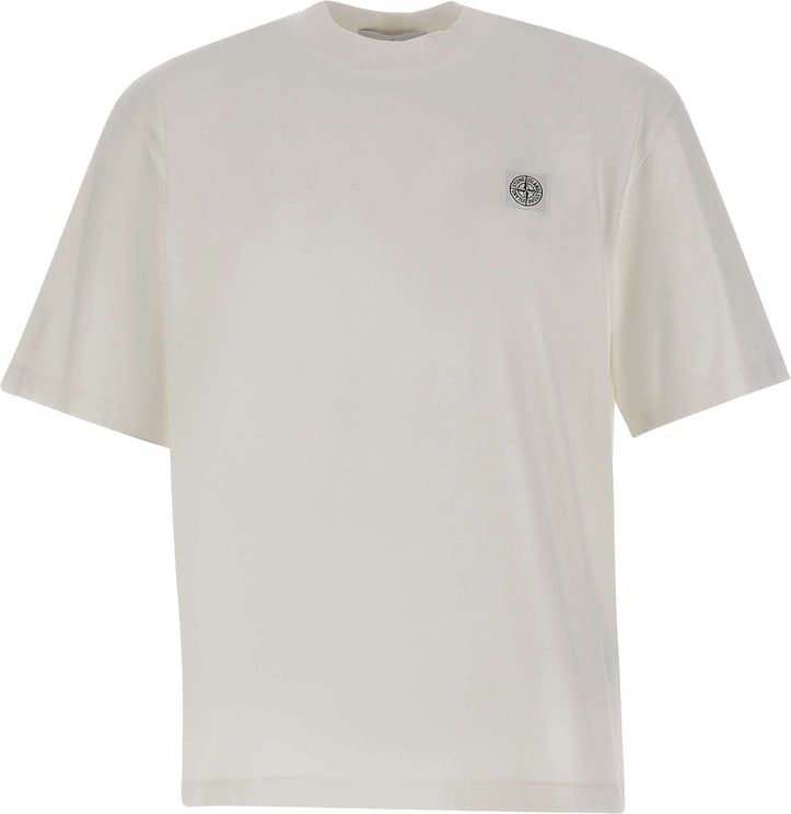 Stone Island T-Shirts And Polos White