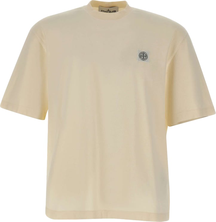Stone Island T-Shirts And Polos White