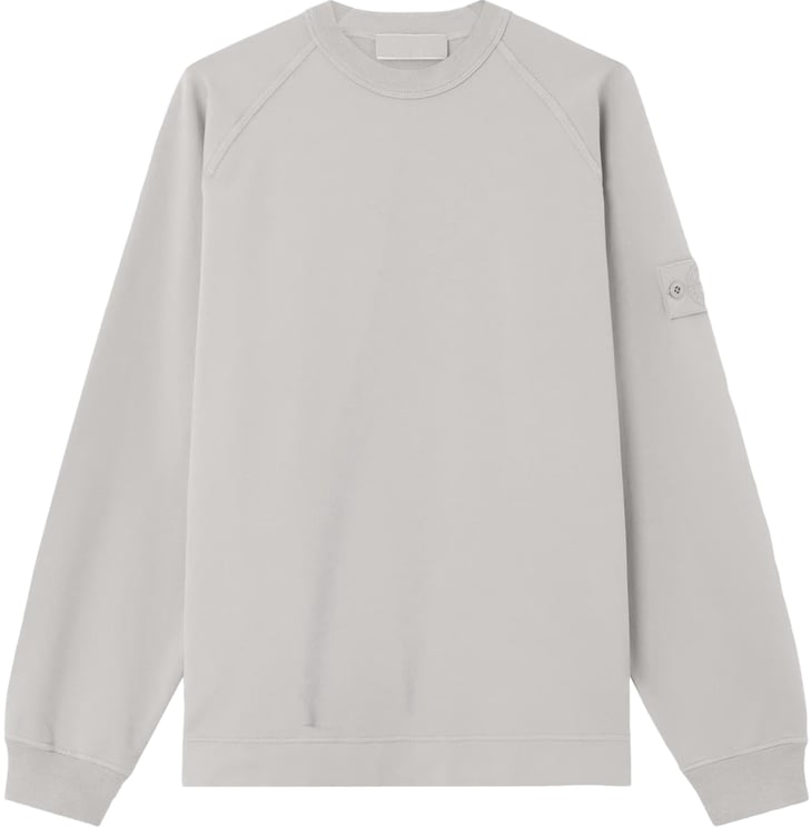 Stone Island Heren Ghost Logopatch Sweater Grijs