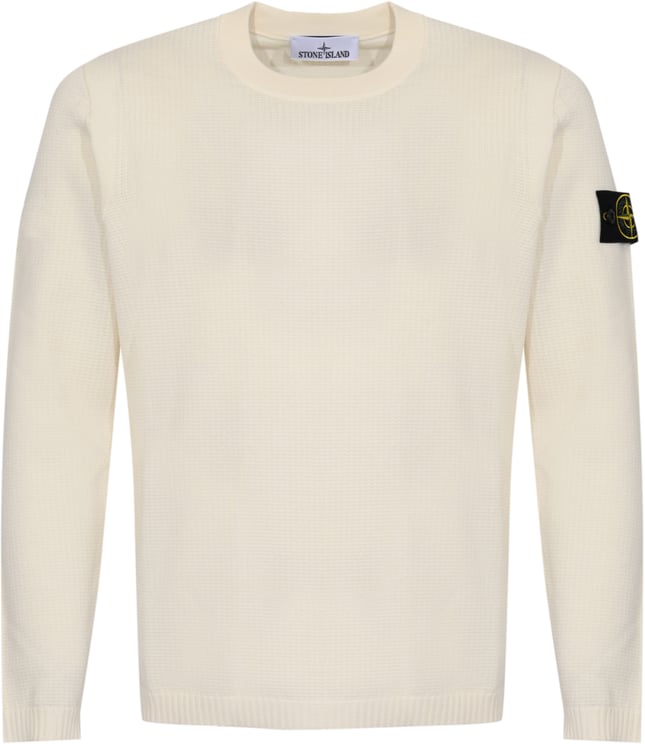 Stone Island Sweaters White