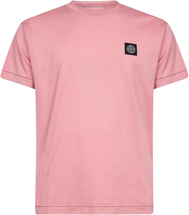 Stone Island 60/2 katoenen jersey T-shirt Oleander