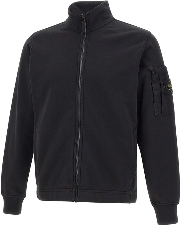 Stone Island Sweaters Black