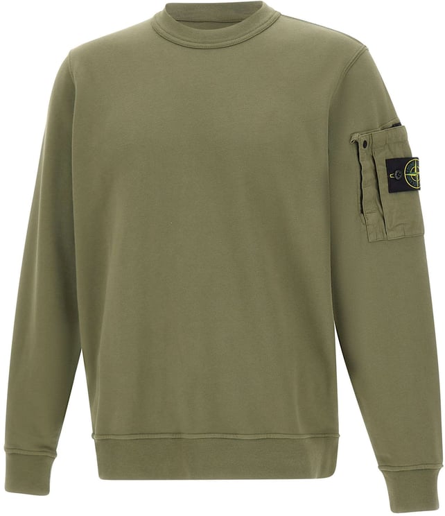 Stone Island Sweaters Green