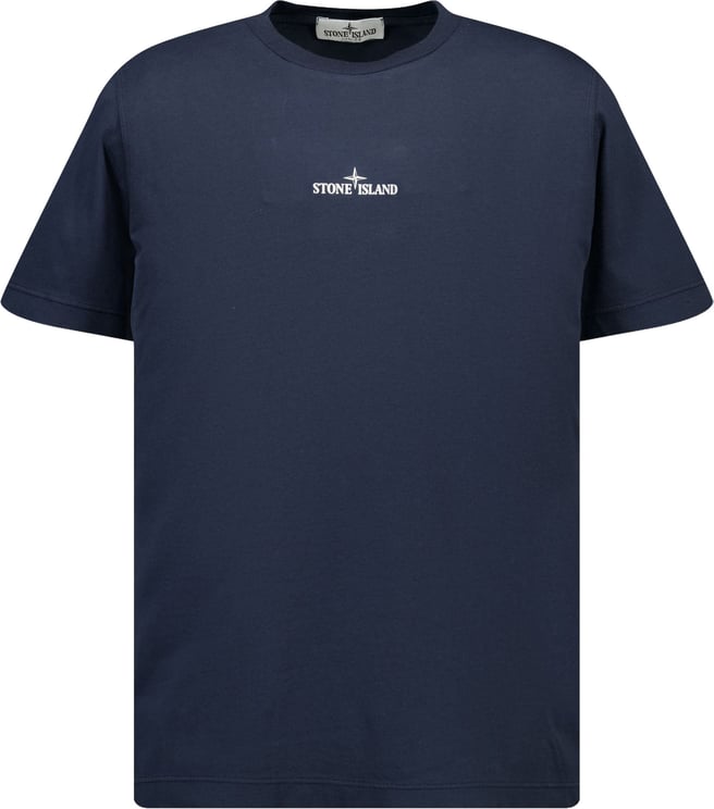 Stone Island Junior Stone Island Kinder Jongens T-Shirt In Navy
