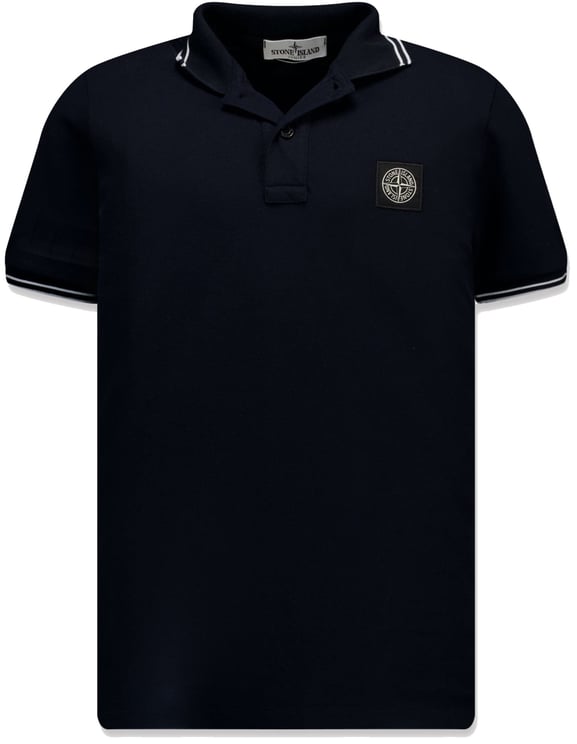 Stone Island Junior Stone Island Kinder Jongens Polo In Navy