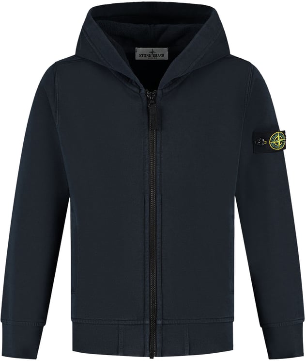 Stone Island Junior Zip Up Cardigan