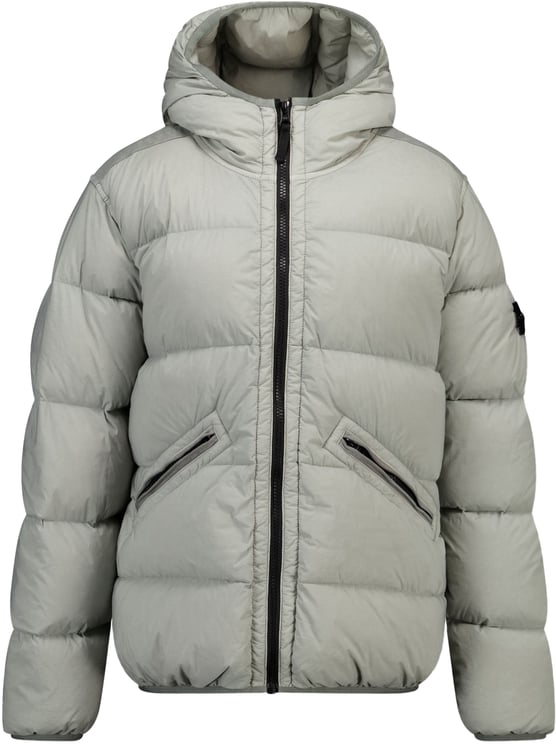 Stone Island Junior Stone Island Kinder Jongens Winterjas In Grijs
