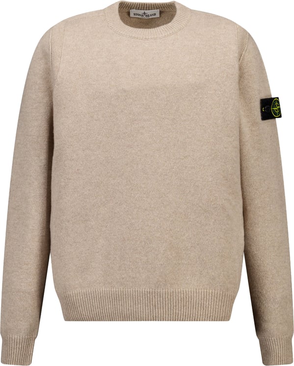 Stone Island Junior Stone Island Kinder Jongens Trui In Zand