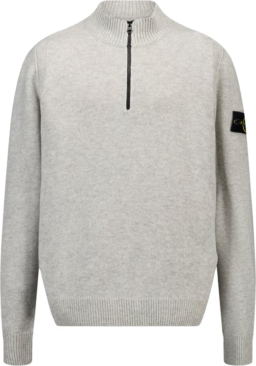 Stone Island Junior Stone Island Kinder Jongens Trui In Grijs