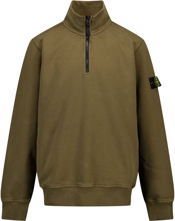 Stone Island Junior Stone Island Kinder Jongens Trui In Army