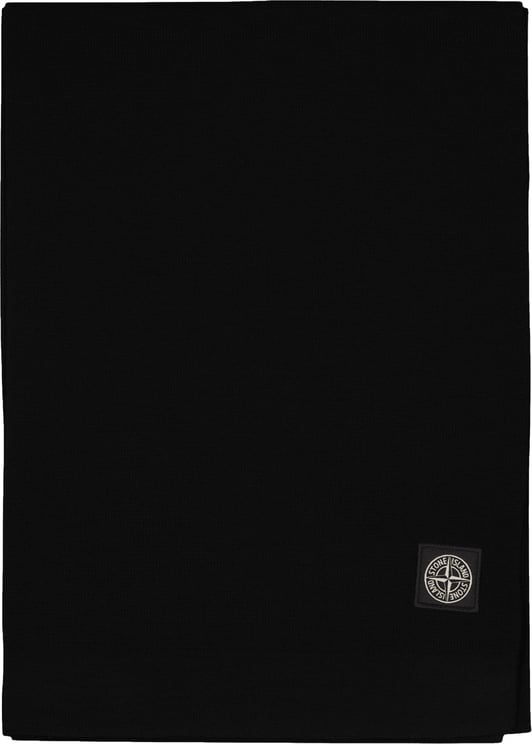 Stone Island Junior Stone Island Kinder Jongens Sjaals Zwart