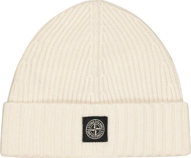 Stone Island Junior Stone Island Kinder Jongens Muts Off White