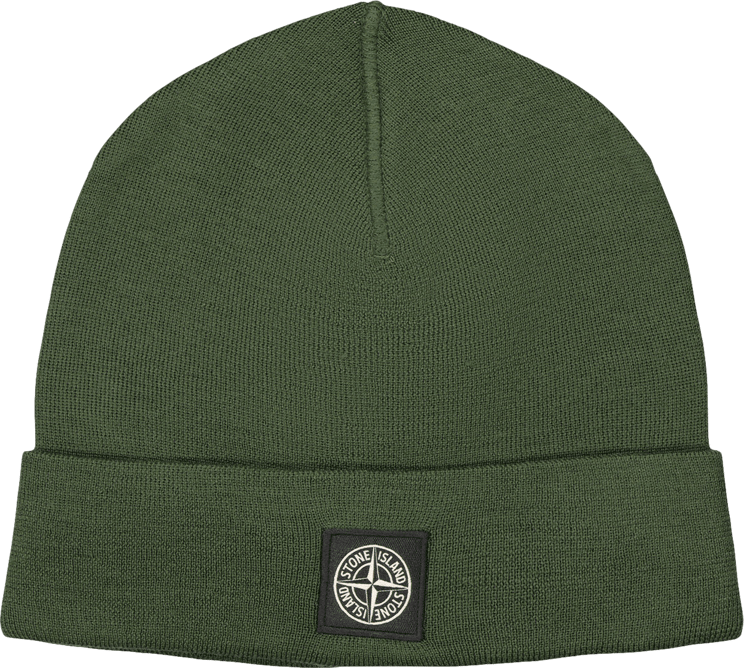 Stone Island Junior Stone Island Kinder Jongens Muts Olijf Groen