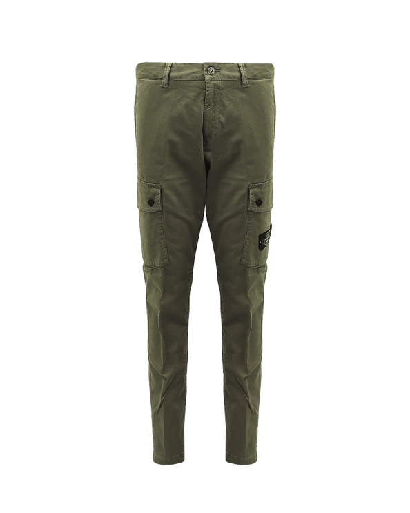 Stone Island Junior Kids Tapererd Cargo Pant Groen