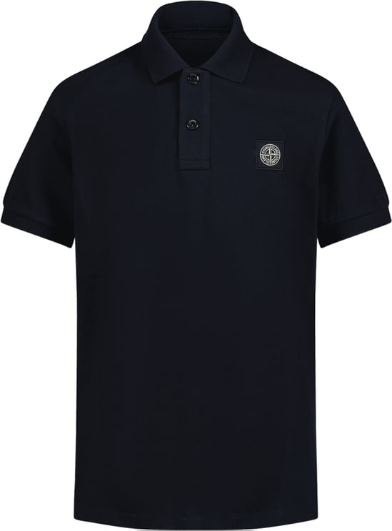 Stone Island Junior Stone Island Kinder Jongens Polo Navy