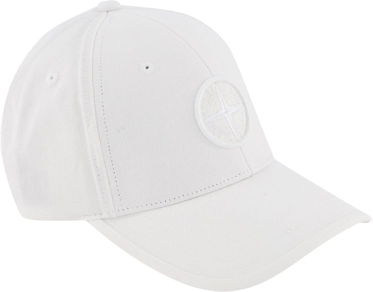 Stone Island Junior Stone Island Kinder Jongens Pet Wit