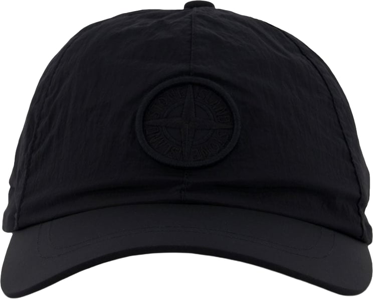Stone Island Junior Stone Island Kinder Jongens Pet In Zwart
