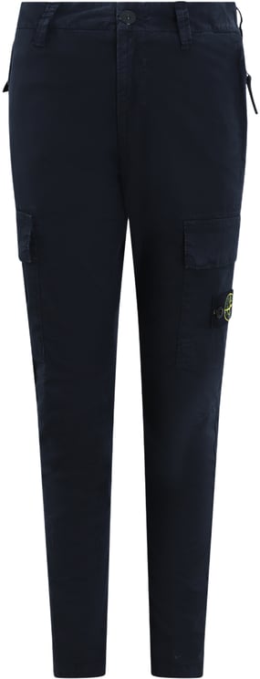 Stone Island Junior Kids Pants Blauw