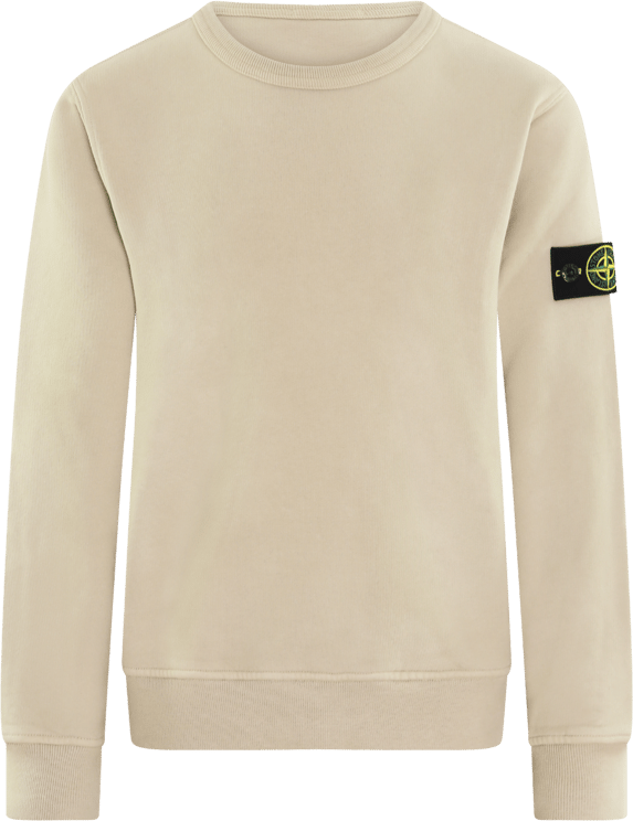 Stone Island Junior Kids Logopatch Sweater Beige