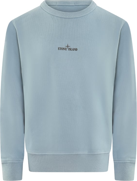 Stone Island Junior Stone Island Kids Compasslogo Sweater Blauw