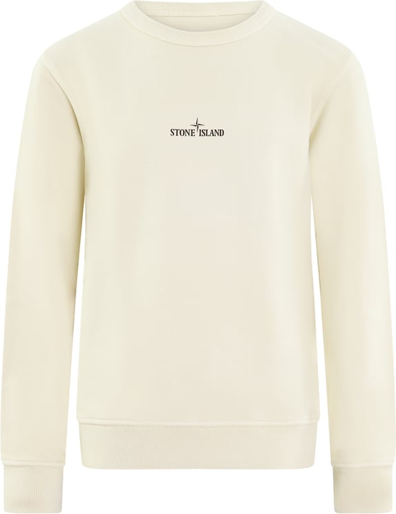 Stone Island Junior Stone Island Kids Compasslogo Sweater Beige
