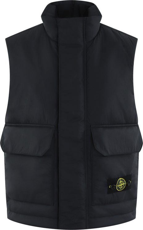Stone Island Junior Kids Logopatch Bodywarmer Blauw