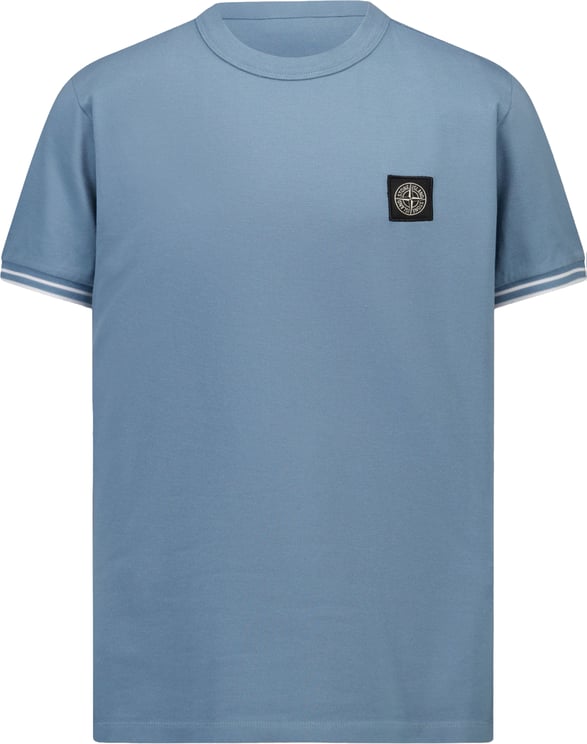 Stone Island Junior Stone Island Kinder Jongens T-Shirt In Blauw