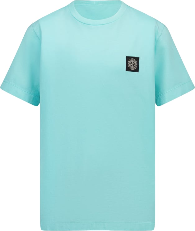 Stone Island Junior Stone Island Kinder Jongens T-Shirt In Mint
