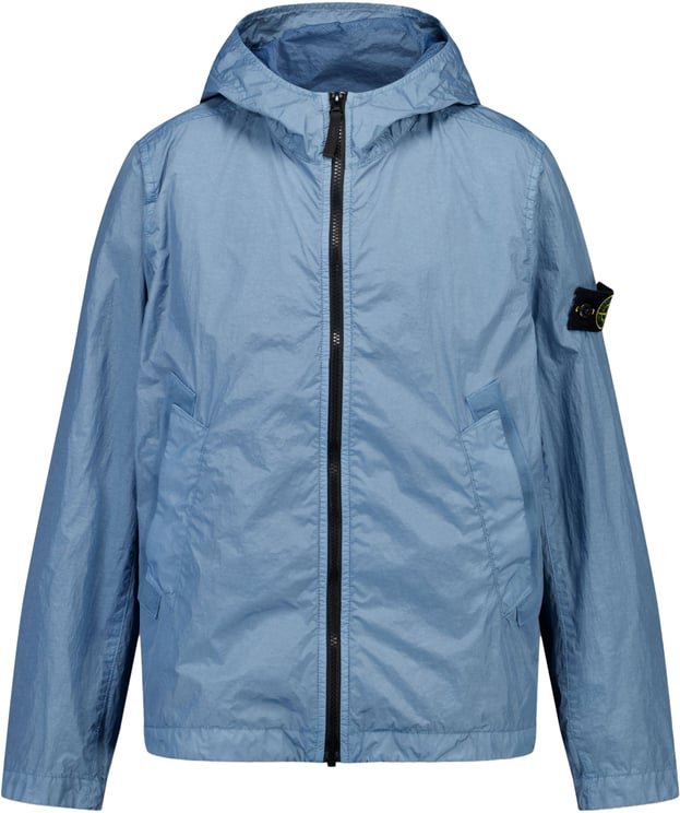 Stone Island Junior Stone Island Kinder Jongens Zomerjas In Licht Blauw