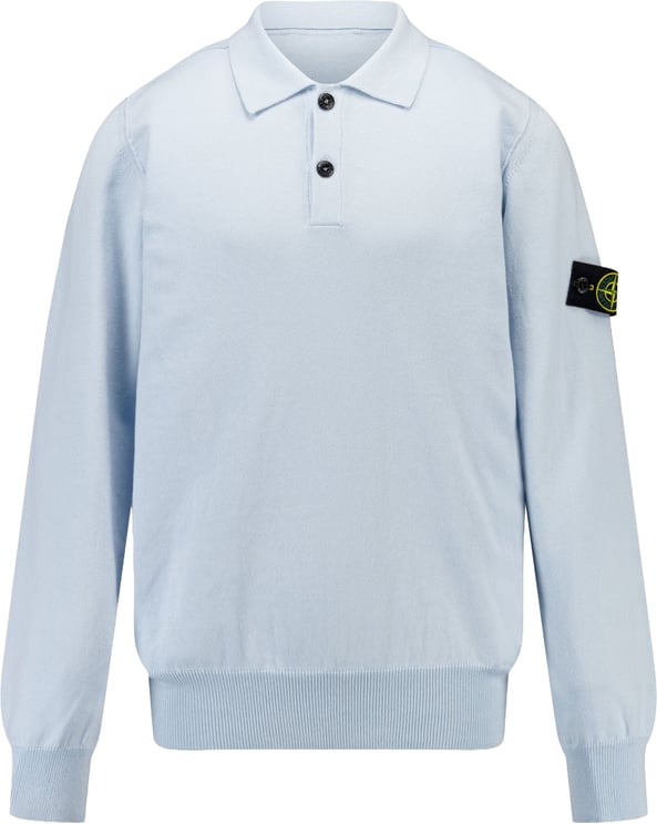 Stone Island Junior Stone Island Kinder Jongens Trui In Licht Blauw