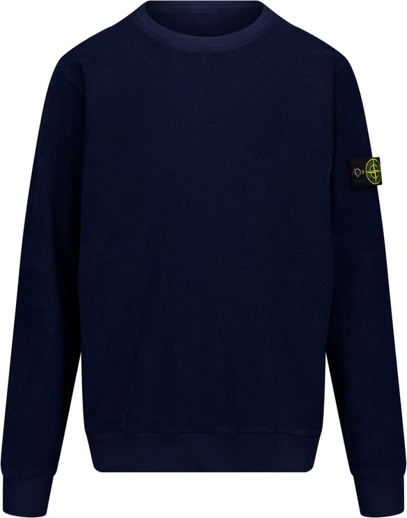 Stone Island Junior Stone Island Kinder Jongens Trui In Blauw