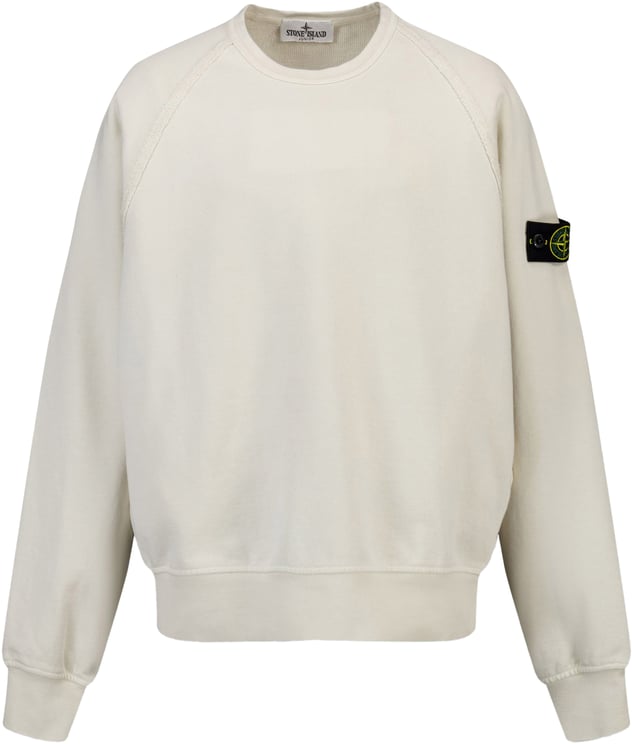 Stone Island Junior Stone Island Kinder Jongens Trui In Off White