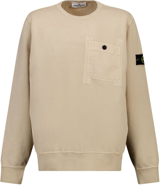 Stone Island Junior Stone Island Kinder Jongens Trui In Beige