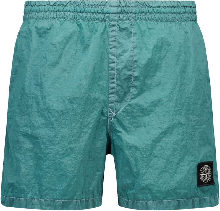 Stone Island Junior Stone Island Kinder Jongens Zwemkleding In Mint