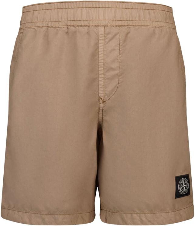Stone Island Junior Stone Island Kinder Jongens Zwemkleding In Licht Bruin