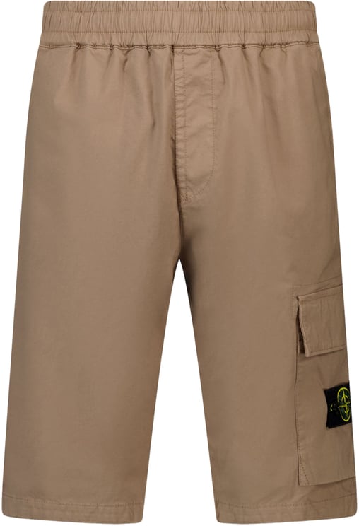 Stone Island Junior Stone Island Kinder Jongens Shorts In Licht Grijs