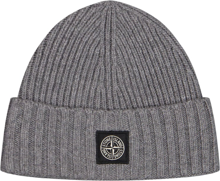 Stone Island Junior Stone Island Kinder Jongens Muts In Antraciet